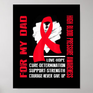 HOGE BLOEDDRUK BEWUSTMAKING VOOR mijn vader Poster