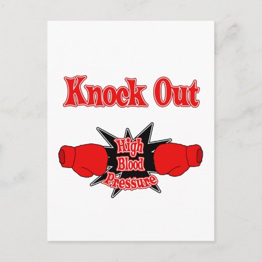 Hoge bloeddruk briefkaart (Voorkant)