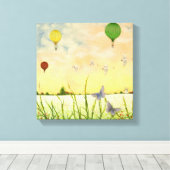 Hoge brochures 2011 canvas afdruk (Insitu (Houten vloer))