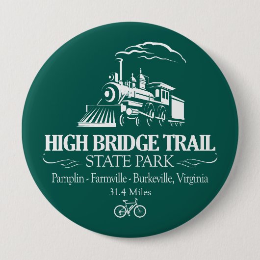 Hoge Brug Trail SP (RT) Ronde Button 4,0 Cm (Voorkant)