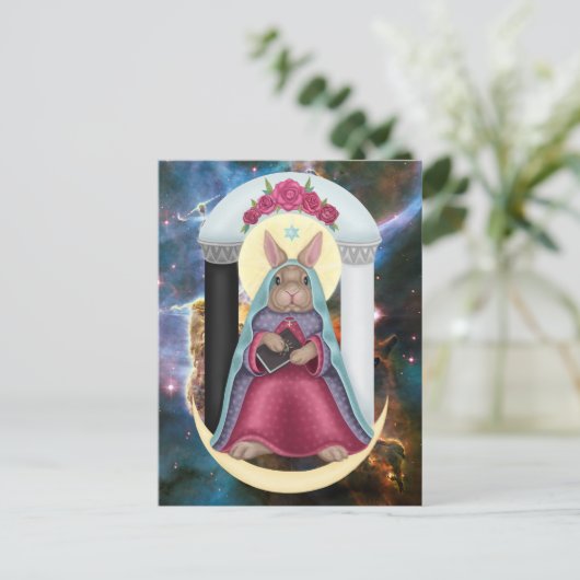 Hoge Bunstress Briefkaart (Staand voorkant)