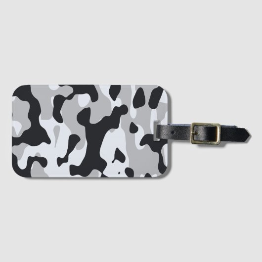 Hoge contrast stedelijke camouflage bagagelabel (Voorkant (horizontaal))