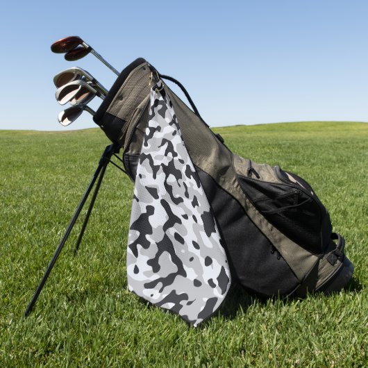 Hoge contrast stedelijke camouflage golfhanddoek (Groen)