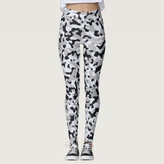 Hoge contrast stedelijke camouflage leggings