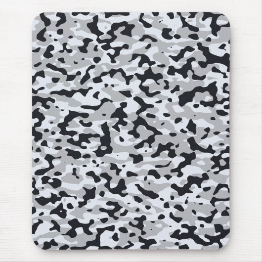 Hoge-contrast stedelijke camouflage muismat (Voorkant)
