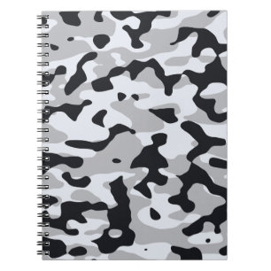 Hoge contrast stedelijke camouflage notitieboek