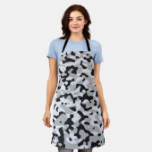 Hoge contrast stedelijke camouflage schort (Gedragen)