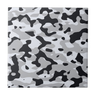 Hoge contrast stedelijke camouflage tegeltje