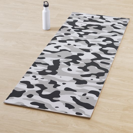 Hoge contrast stedelijke camouflage yogamat (In situ)