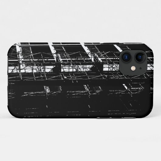 Hoge contrastconfiguratie Case-Mate iPhone case (Achterkant (horizontaal))