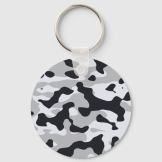Hoge-contrasten stedelijk camouflagepatroon sleutelhanger
