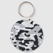 Hoge-contrasten stedelijk camouflagepatroon sleutelhanger (Achterkant)
