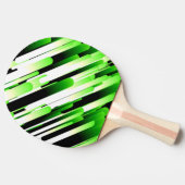 Hoge contrastgroen tafeltennisbatje (Zijkant)