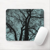 Hoge contraststructuur - Licht blauw groen Muismat (Met muis)