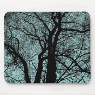 Hoge contraststructuur - Licht blauw groen Muismat