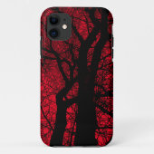 Hoge contraststructuur - Rode iPhone-draagtas Case-Mate iPhone Case (Achterkant)