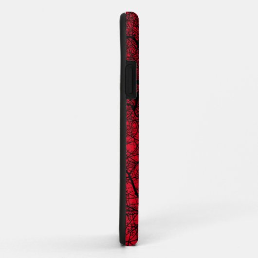 Hoge contraststructuur - Rode iPhone-draagtas Case-Mate iPhone Case (Achterkant/rechts)