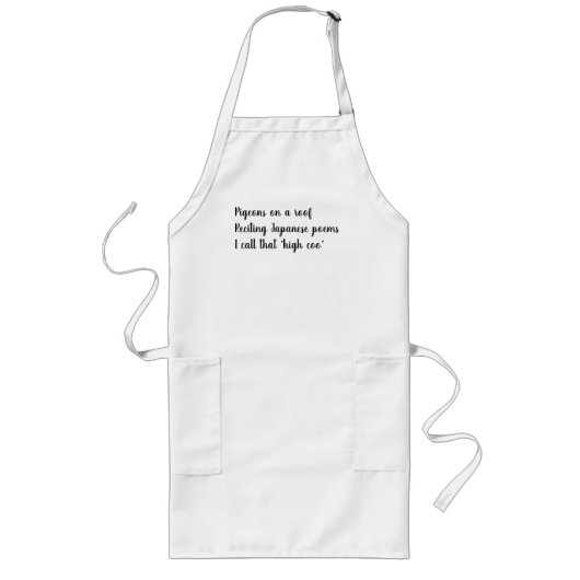 Hoge Coo Apron Lang Schort (Voorkant)