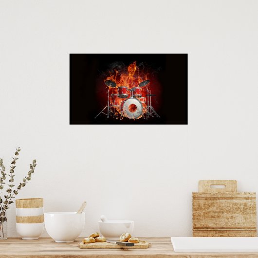 HOGE DEFINITIE VAN DE HOGE BATTERIJ POSTER (Keuken)