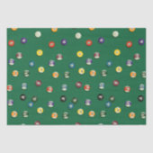 Hoge en Lage Biljarttafel Poolhaai Tissuepapier (Voorkant)