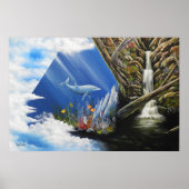 Hoge energieafdruk van olieverf poster (Voorkant)