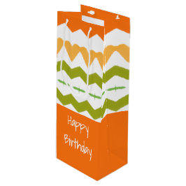 Hoge Fles Stijl Papieren Zak Wijn Cadeautas