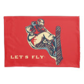 Hoge Flyer! - Snowboarding Fool Kussensloop (Voorkant)