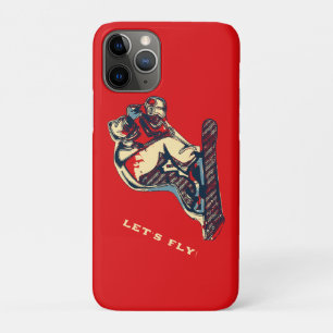 Hoge Flyer! - Snowboarding Fool Kussensloop Case-Mate iPhone Case