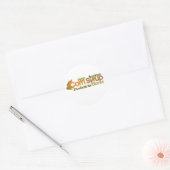 Hoge fructose Corn Syrup Ronde Sticker (Envelop)