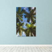 Hoge gebouwen canvas afdruk (Insitu (Houten vloer))