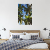 Hoge gebouwen canvas afdruk (Insitu (Slaapkamer))