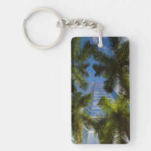 Hoge gebouwen sleutelhanger