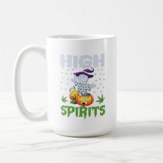 Hoge gedistilleerde dranken koffiemok (Links)