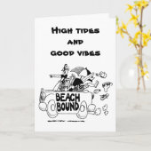 HOGE GETIJDEN EN GOEDE TIJDEN * 50e * VERJAARDAG K Kaart (Gele Bloem)