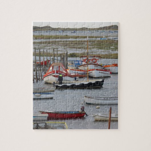 Hoge getijden, Morston, Norfolk Legpuzzel (Verticaal)
