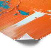 Hoge Glans Abstracte Explosie Perfect Poster (Hoek)