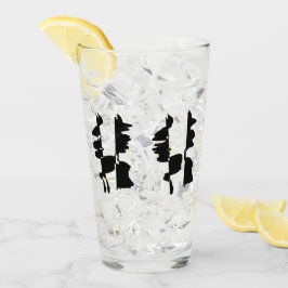 Hoge Glazen Abstracte Ontwerp Dubbelzijdig