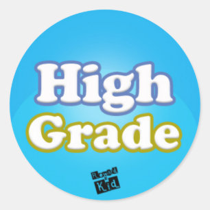 Hoge graad (reeks 20) ronde sticker