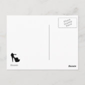 HOGE HAK - POMP HET OP HET PODIUM HARTEN BRIEFKAART (Achterkant)