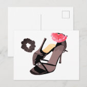 Hoge Hak Schoen Couture Bruiloft Uitnodiging (Voorkant / Achterkant)