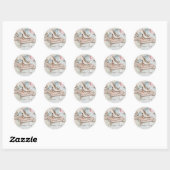 Hoge Hak Schoen Vintage Bruiloft Stickers (Vel)
