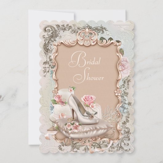 Hoge Hak Schoen  Vrijgezellenfeest Kaart (Voorkant)