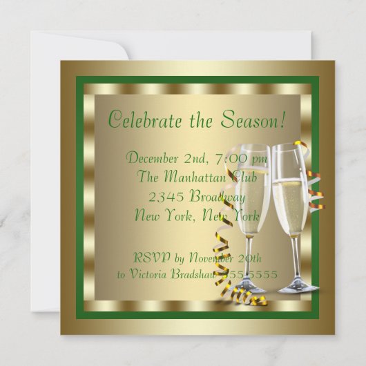 Hoge hak schoenen elf kerstfeest kaart (Achterkant)