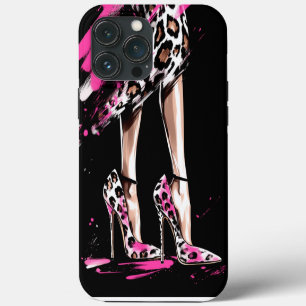 Hoge hak schoenen, Mode-illustratie iPhone 13 Pro Max Hoesje