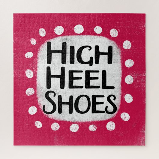 Hoge hak schoenen puzzel (Verticaal)
