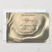 Hoge hak schoenen verjaardagsfeestje kaart (Achterkant)