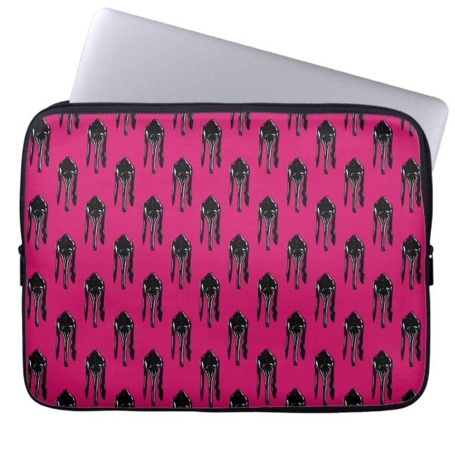 Hoge hak Stiletto laptophoes Laptop Sleeve (Voorkant)