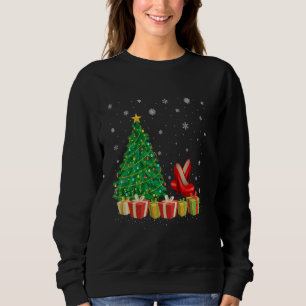 Hoge Hak Xmas Tree Lighting Santa Hat Hoge Hak C Trui