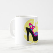 Hoge Hakken Fancy Mode Koffiemok (Voorkant links)