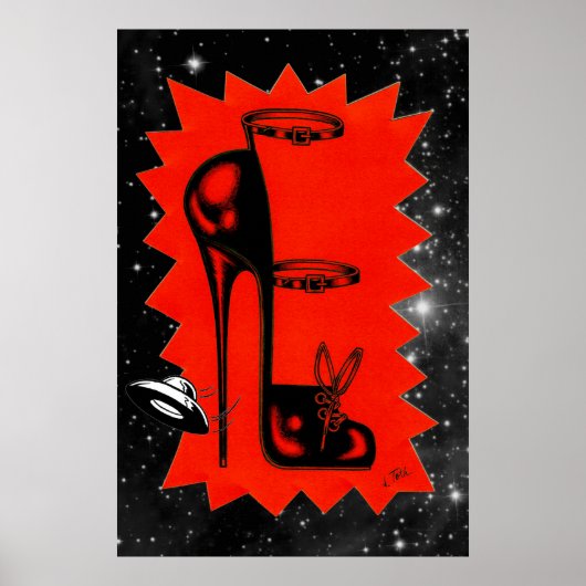 Hoge hakken in het Poster (Voorkant)